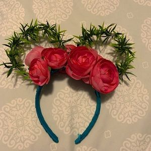 Custom made floral Minnie Ears